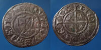 Metz denier METZ, cité, angevine ou quart de denier, 15/16e siècle, 15mm, 0,32g, Flon 2 à 5 p.523, TB/P.TTB -