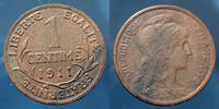 France 1 centime 1 centime Daniel Dupuis 1911, Gad.90 TTB ss 16.73 元 含税 ＋  83.67 元 运费