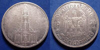 Allemagne, Deutschland, Germany, 3e Reich, Dritte 5 Reichsmark Allemagne, deutschland, Germany, 3e Reich, dritte Reich 5 Reichsmark 1935 D, J.357 TTB -