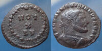 Roman Empire antoninianus Galérius Caesar, Galère César, antoninianus Carthage, Kathago en 303, VOT X FK, RIC 35b, 20mm, 2,91g, TB+/TTB peu courant -