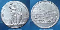 SUISSE, SCHWEIZ, SWITZERLAND Lausanne, Schweiz, Suisse, médaille de tir en étain, 16/24 Juillet 1876, 37mm, petits coups sinon TTB à SUP -