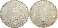 Weimarer Republik 3 Reichsmark Drei Reichsmark - J.349 -