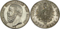 Baden 5 Mark Friedrich I. (1856-1907) - Großherzog von Baden - Fünf Mark - J.27 -