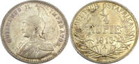 Deutsch-Ostafrika 1/4 Rupie 1/4 Rupie - Wilhelm II. - In Uniform der Garde du Corps - J. N 720 -