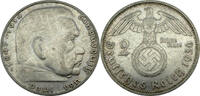 Deutschland / Drittes Reich 2 Reichsmark Paul von Hindenburg - Zwei Reichsmark - J.366 -