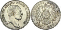 Sachsen 5 Mark Friedrich August III. (1904-1918) - König von Sachsen - Fünf Mark - J.136 -