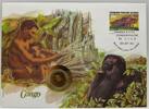 Kongo 5 Francs 1983 Abbildung eines Gorillas - Numisbrief Stempelglanz 41.42 元 含税 ＋  133.79 元 运费