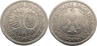 Weimarer Republik 50 Reichspfennig 50 Reichspfennig,J.324 -