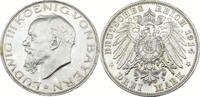 Bayern 3 Mark Ludwig III. (1913-1918) - König von Bayern - Drei Mark - J.52 -