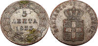 Griechenland 5 Lepta Standard-Umlaufmünze,KM 16 -