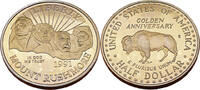 Vereinigte Staaten / USA 1/2 Dollar 50. Jahrestag der Errichtung des Mt. Rushmore -