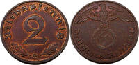 Drittes Reich 2 Reichspfennig 2 Reichspfennig 1940 G,selten!, Reichsadler,J.362 -
