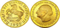 Westfalen 50.000.000 Mark Provinz Westfalen / Notgeld,J.N23 B,RAR!,Kupfer vergoldet -