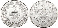 Weimarer Republik 2 Reichsmark 1927 A 2 Mark, J.320, 1927 A ss 166.93 元 含税 ＋  133.79 元 运费