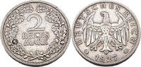 Weimarer Republik 2 Reichsmark 1927 J 2 Mark, J.320, 1927 J ss+ Patina 668.96 元 含税 ＋  133.79 元 运费