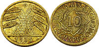 Weimarer Republik 10 Reichspfennig 10 Pfennig, J.317 -