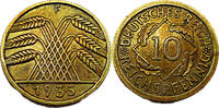 Weimarer Republik 10 Reichspfennig 10 Reichspfennig,J.317 -