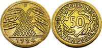 Weimarer Republik 50 Rentenpfennig 50 Rentenpfennig, 1924 E, J.310 -