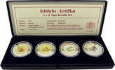 Somalia 4x 1 Dollar Papst Benedikt XVI. -