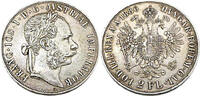 Österreich 2 Florin Franz Joseph I, (1848-1916) -