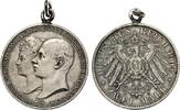 Mecklenburg-Schwerin 2 Mark Friedrich Franz IV. 1897-1918 -