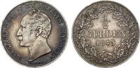 Sachsen-Meiningen 1/2 Gulden Bernhard Erich Freund 1803 - 1866 -