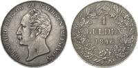Sachsen-Meiningen Gulden Bernhard Erich Freund 1803 - 1866 -