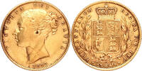 Australia Sovereign 1872-M Gold Sovereign, Australia, Queen Victoria, Shield, UNC, Scarce -