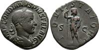 Roman Empire Sestertius Gordian III. Very Fine with Nice Dark Patina -