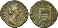 Römisches Reich, AE Sesterz, Faustina II., Gemahlin des Marcus Aurelius, +175, -