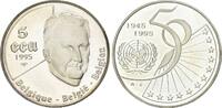 Belgien, 5 ECU 50 Jahre Vereinte Nationen, -