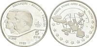 Belgien, 5 ECU 40 Jahre römische Verträge, -