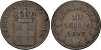 Griechenland, 10 Lepta Otto, 1832-1862, -