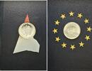 Diverse Länder, 3,88 Euro Kursmünzensätze + Silbermedaille Griechenland, Luxemburg, Österreich, -