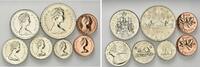 Kanada, Kursmünzensatz + 1 Cent 1979, Elisabeth II.,1952-2022, 7 Stück, ... 242.65 元 含税 ＋  167.34 元 运费