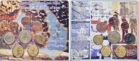 Griechenland, 3,88 Euro Kursmünzensatz, Santorini, -