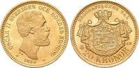 Schweden, 20 Kronor Oskar II., 1872-1907, -