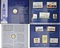 Deutschland, 2 Euro + 10 Sonderbriefmarken Deutsche Post, Serie Bundesländer- Hamburg, -