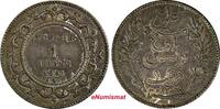 Tunisia 1 Franc 1891 Tunisia Ali III Silver 1308 (1891) A  aUNC Rainbow ... 285.28 元  ＋  106.98 元 运费