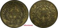 Tunisia 2 Francs 1924 TUNISIA Chambers of Commerce 1343/1924  Mintage 50... 114.11 元  ＋  106.98 元 运费
