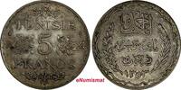 Tunisia 5 Francs 1934 Tunisia Silver 1353 (1934)  Toned KM# 261 (18 942)... 178.30 元  ＋  106.98 元 运费