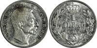 Serbia 1 Dinar Serbia Peter I (1903-1918) Silver 1912 KM# 25.1 (19 384) -