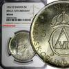 Sweden 5 Kronor SWEDEN Silver 1952 ST NGC MS64 70th Birthday Gustaf VI Adolf KM# 828(6) -