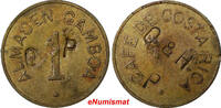 Costa Rica TOKEN Cafe de COSTA RICA COFFEE ALMACEN GAMBOA 1892's ''O&H''-ORTIZ Y HIJO(6) -