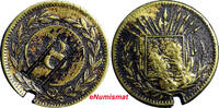 Costa Rica COSTA RICA ARMSTOKEN 19mm Numerals Struck ''8'' Counterstamped long ''U'' R-CR63(0) -