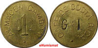 Costa Rica TOKEN Cafe de COSTA RICA WAREHOUSE ALMACEN GAMBOA C/S ''GI'' Gonzalo Irola Madrig -