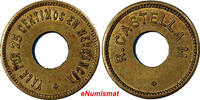 Costa Rica 25 CENTIMOS COSTA RICA, Token, R. CASTELLA M / VALE POR 24mm, RULAU -CR14 (7186) -