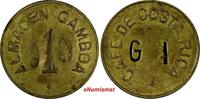 Costa Rica Bronze COSTA RICA Cafe De Costa Rica Token ALMAGEN GAMBOA.1 Gajuela ''GI'' 25mm(6) -