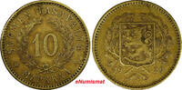 Finland 10 Markkaa Finland Aluminum-Bronze 1929 S Better Date KM# 32A (9308) -