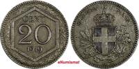 Italy 20 Centesimi Italy Vittorio Emanuele III Copper-nickel 1919 R KM# 58 (20 341) -
